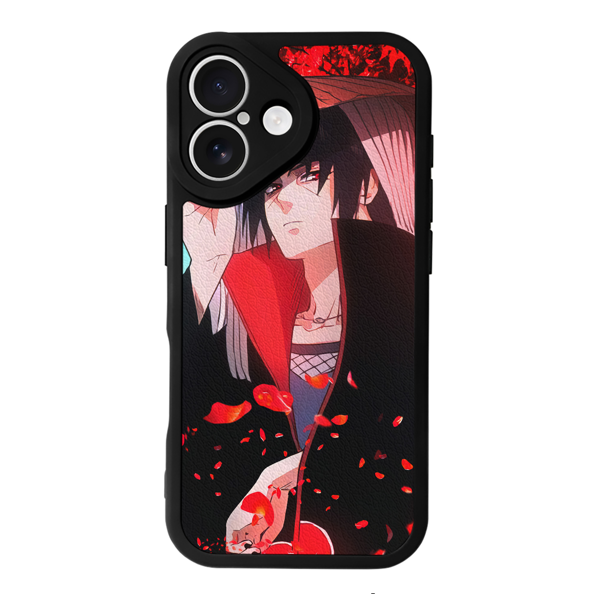 （画像用） NARUTO -ナルト- NARUTO -ナルト- 疾風伝 【iPhone 16シリーズ対応】シリコンスマホケース（レザー調） 材質：シリコン